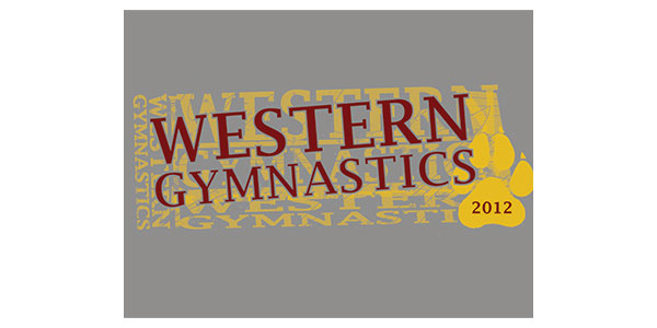 Western High School Gymnastics Shirt Design